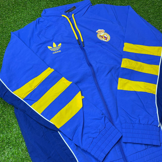 Real Madrid 2025 Windbreaker Jacket Blue