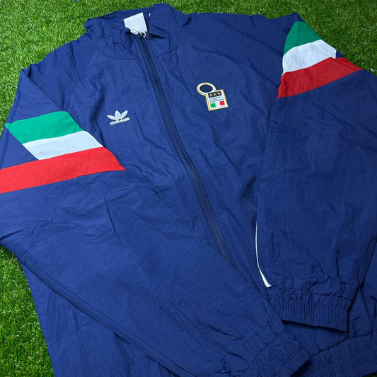 Italy 2025 Windbreaker Jacket Night Indigo Blue
