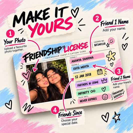 Personalised Friendship License – Friendship Verified